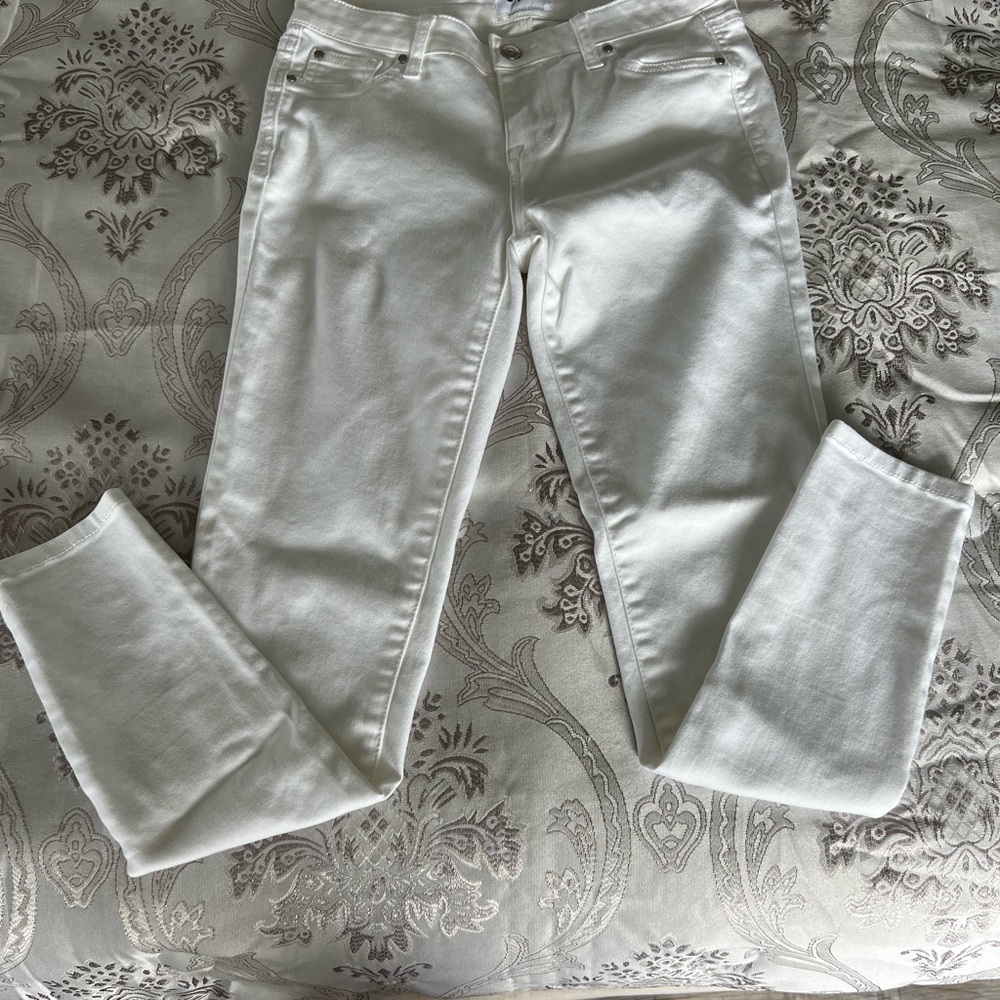 Celebrity Pink White Skinny Jeans Sleek Fit